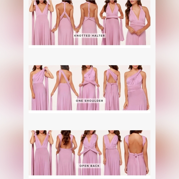 Tricks of the Trade Burgundy Convertible Maxi Dress - Picture 6 of 7